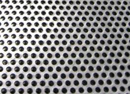 Circle perforation in steel