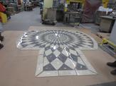 Full view of a tile entry floor design created by FedTech