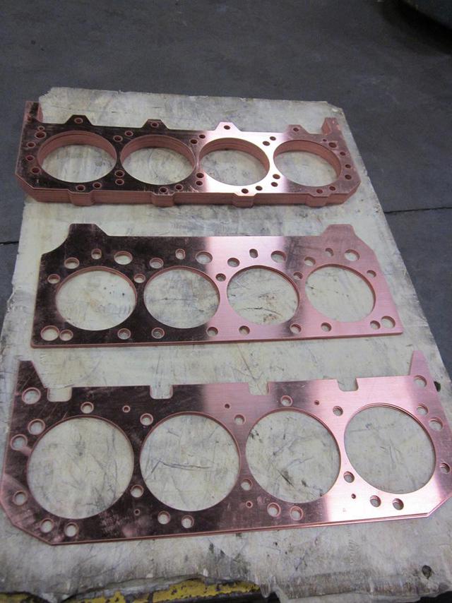 Head gasket made of copper