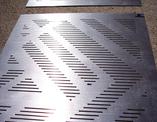 Example of a custom perforated plate