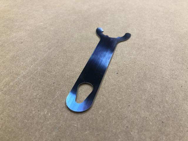 Laser Cut Blue Tempered Spring Steel Wrenches