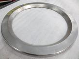 A up-close view of a ring flange bearing