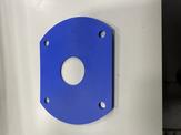 Waterjet cutting Silicone Gasket, tolerances +/- .005"