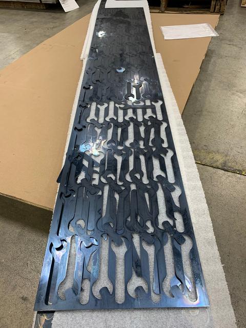 Laser Cut Blue Tempered Spring Steel | FedTech